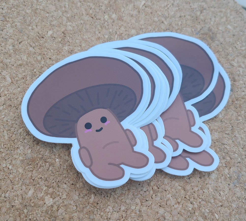 Mushroom Guy Sticker